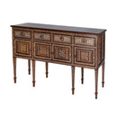 Manali 60 in. W Rectangular Mother of Pearl and Wood 4 Drawer 2 Door Console Table by Butler Specialty Company