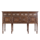 Manali 60 in. W Rectangular Mother of Pearl and Wood 4 Drawer 2 Door Console Table by Butler Specialty Company