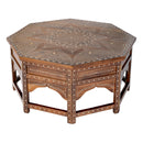 Mandore 42 in. W Octagon Wood and Bone Coffee Table by Butler Specialty Company