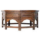 Mandore 42 in. W Octagon Wood and Bone Coffee Table by Butler Specialty Company