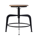 Edison 20-27 in. Adjustable Seat Height Iron and Wood Bar Stool by Butler Specialty Company