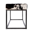 Stinson 54 in. W Rectangular Hair-on-Hide and Iron Accent Bench by Butler Specialty Company