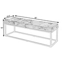 Stinson 54 in. W Rectangular Hair-on-Hide and Iron Accent Bench by Butler Specialty Company