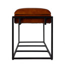 Kane 62 in. W Rectangular Leather and Iron Accent Bench by Butler Specialty Company