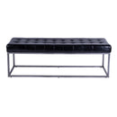 Knox 54 in. W Rectangular Leather and Iron Accent Bench by Butler Specialty Company