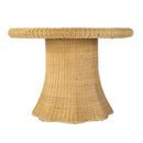 Flora 42 in. W Round Rattan Dining Table with Glass Top by Butler Specialty Company