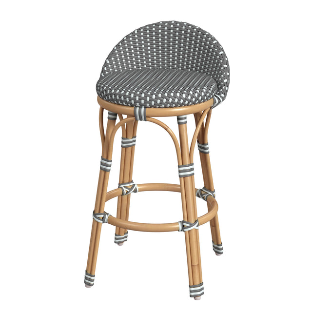Inez 24 in. Seat Height Rattan Low Back Counter Stool by Butler Specialty Company