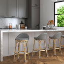 Inez 24 in. Seat Height Rattan Low Back Counter Stool by Butler Specialty Company