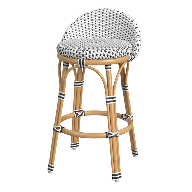 Inez 24 in. Seat Height Rattan Low Back Counter Stool by Butler Specialty Company