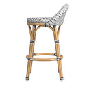 Inez 24 in. Seat Height Rattan Low Back Counter Stool by Butler Specialty Company