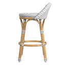 Inez 24 in. Seat Height Rattan Low Back Counter Stool by Butler Specialty Company