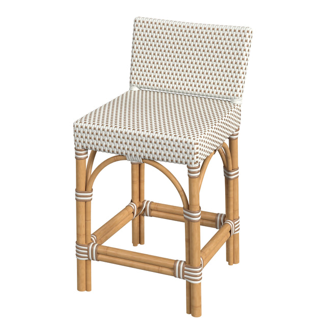 Amalfi 24.5 in. Seat Height Outdoor Counter Stool with Back by Butler Specialty Company