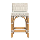 Amalfi 24.5 in. Seat Height Outdoor Counter Stool with Back by Butler Specialty Company