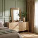Colin 66 in. W Rectangular Wood 6 Drawer Round Back Dresser by Butler Specialty Company