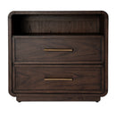 Keenan 28 in. W Rectangular Wood 2 Drawer Nightstand with Open Shelf by Butler Specialty Company