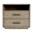 Keenan 28 in. W Rectangular Wood 2 Drawer Nightstand with Open Shelf by Butler Specialty Company