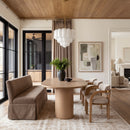 Kersten 84 in. W Oval Wood Double Pedestal Base Dining Table by Butler Specialty Company
