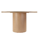 Kersten 54 In. W Round Wood Single Pedestal Base Dining Table by Butler Specialty Company