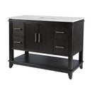 Reece 48 in. W Wood & Quartz Single Sink Bathroom Vanity by Butler Specialty Company