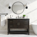 Reece 48 in. W Wood & Quartz Single Sink Bathroom Vanity by Butler Specialty Company