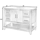 Reece 48 in. W Wood & Quartz Single Sink Bathroom Vanity by Butler Specialty Company