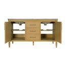 Bianca 60 in. W Wood & Marble Double Sink Bathroom Vanity by Butler Specialty Company