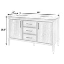 Bianca 60 in. W Wood & Marble Double Sink Bathroom Vanity by Butler Specialty Company
