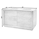 Brady 60 in. W Wood & Quartz Double Sink Bathroom Vanity by Butler Specialty Company