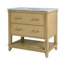 Lois 36 in. W Wood & Marble Single Sink Bathroom Vanity by Butler Specialty Company