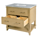 Lois 36 in. W Wood & Marble Single Sink Bathroom Vanity by Butler Specialty Company