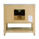Lois 36 in. W Wood & Marble Single Sink Bathroom Vanity by Butler Specialty Company