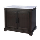 Maurice 42 in. W Wood & Quartz Single Bathroom Vanity by Butler Specialty Company