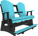 Adirondack 5 Foot Balcony Poly Glider with Console by LuxCraft