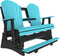 Adirondack 5 Foot Balcony Poly Glider with Console by LuxCraft