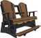 Adirondack 5 Foot Balcony Poly Glider with Console by LuxCraft