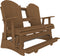 Adirondack 5 Foot Balcony Poly Glider with Console by LuxCraft