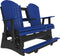 Adirondack 5 Foot Balcony Poly Glider with Console by LuxCraft