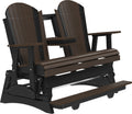 Adirondack 5 Foot Balcony Poly Glider with Console by LuxCraft