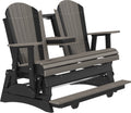Adirondack 5 Foot Balcony Poly Glider with Console by LuxCraft