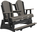 Adirondack 5 Foot Balcony Poly Glider with Console by LuxCraft