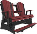 Adirondack 5 Foot Balcony Poly Glider with Console by LuxCraft
