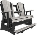 Adirondack 5 Foot Balcony Poly Glider with Console by LuxCraft