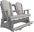 Adirondack 5 Foot Balcony Poly Glider with Console by LuxCraft