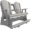 Adirondack 5 Foot Balcony Poly Glider with Console by LuxCraft