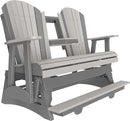 Adirondack 5 Foot Balcony Poly Glider with Console by LuxCraft