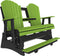 Adirondack 5 Foot Balcony Poly Glider with Console by LuxCraft