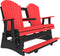 Adirondack 5 Foot Balcony Poly Glider with Console by LuxCraft
