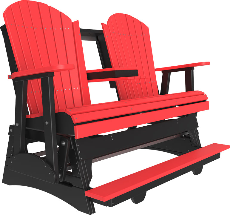 Adirondack 5 Foot Balcony Poly Glider with Console by LuxCraft