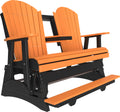 Adirondack 5 Foot Balcony Poly Glider with Console by LuxCraft