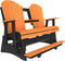 Adirondack 5 Foot Balcony Poly Glider with Console by LuxCraft